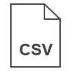 Icon für den Download im CSV-Format